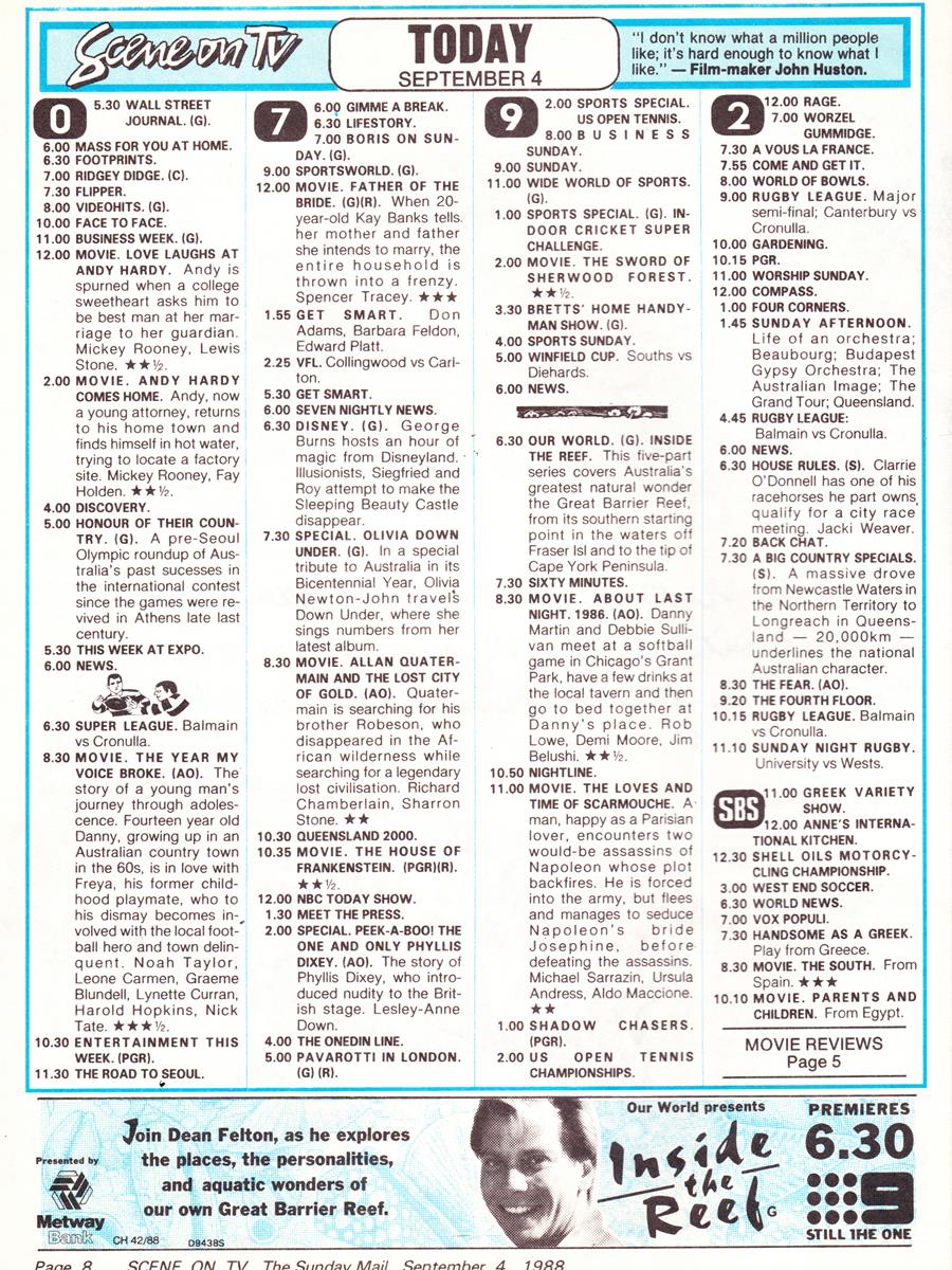 Classic TV Listings TV History Media Spy
